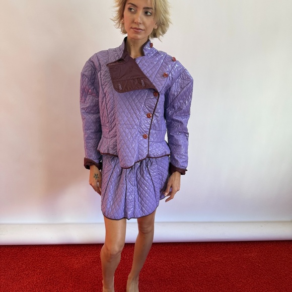 Vivienne Westwood 2017 2k$+ Andreas Kronthaler Padded Purple Jacket - Picture 2 of 16